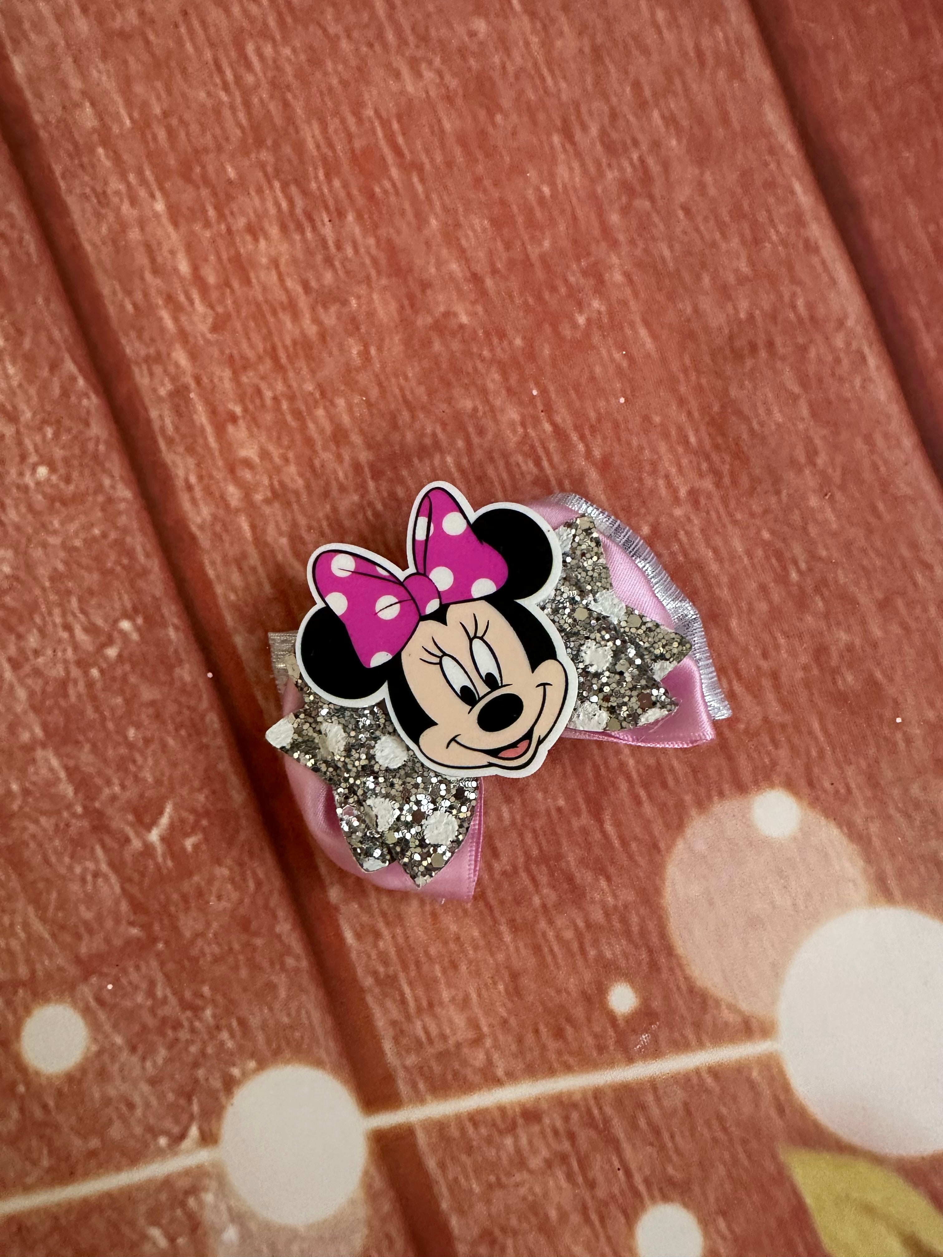 Minnie mouse piggy hair Clip