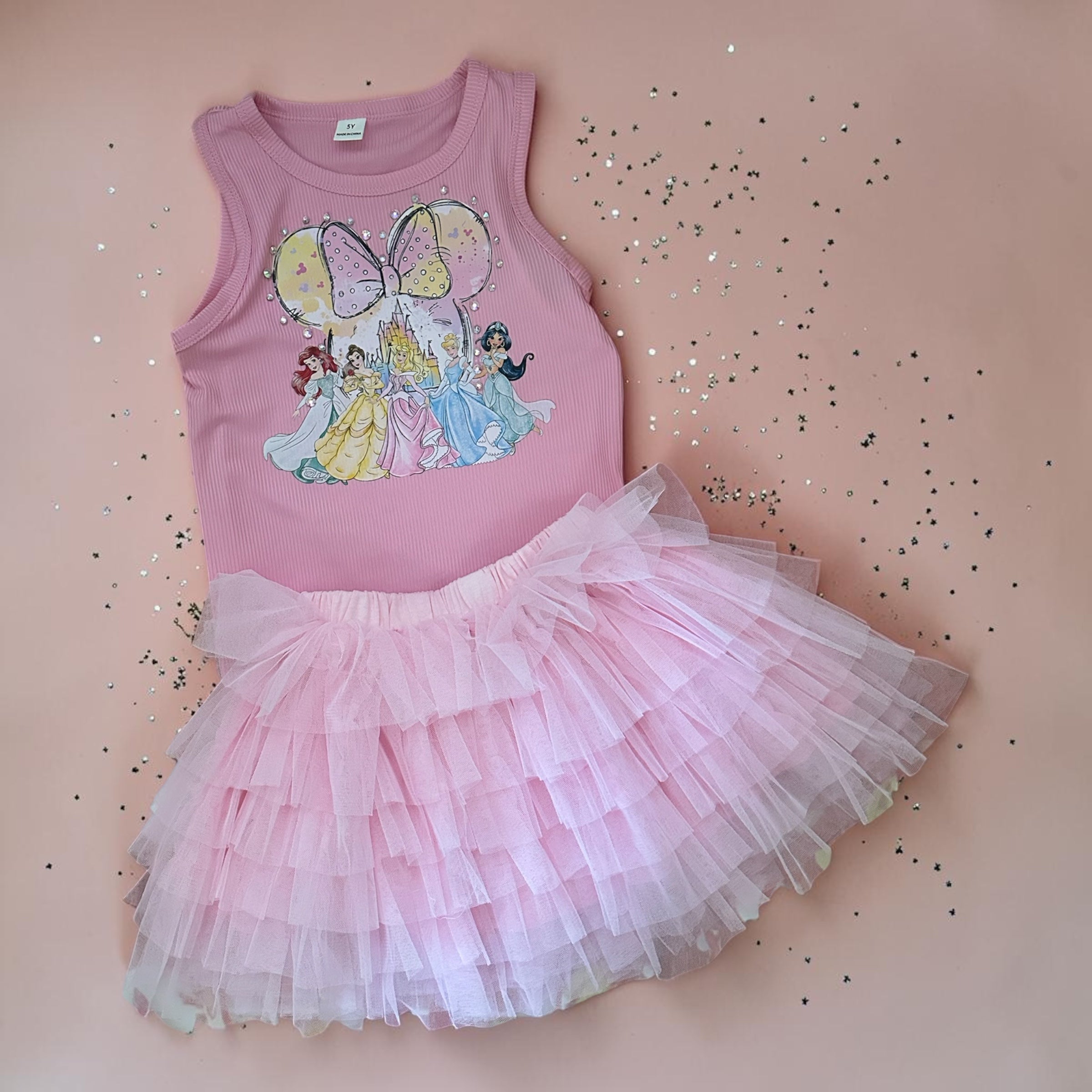 5y princess skirt set