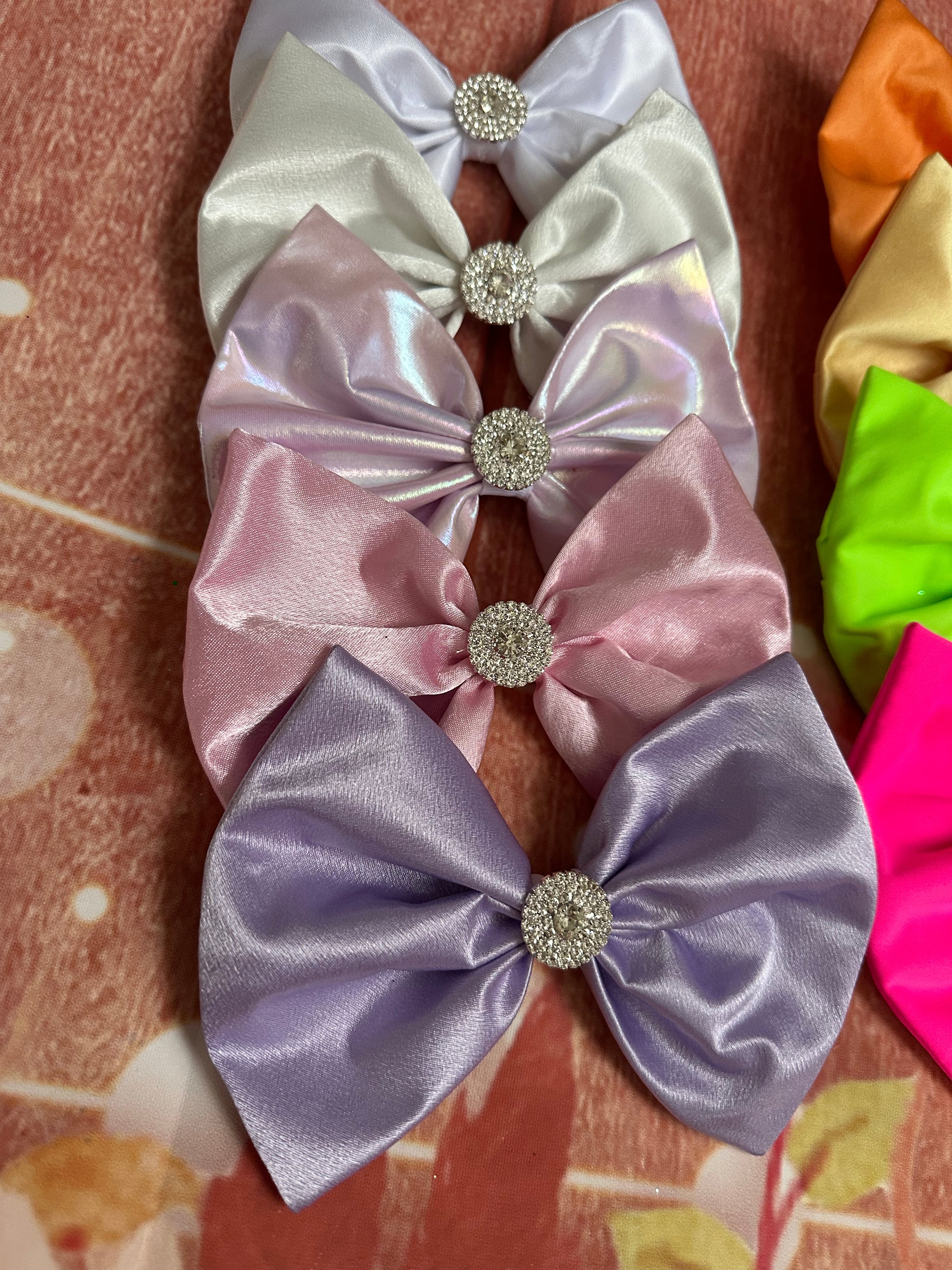 5 inch Solid color hair bow