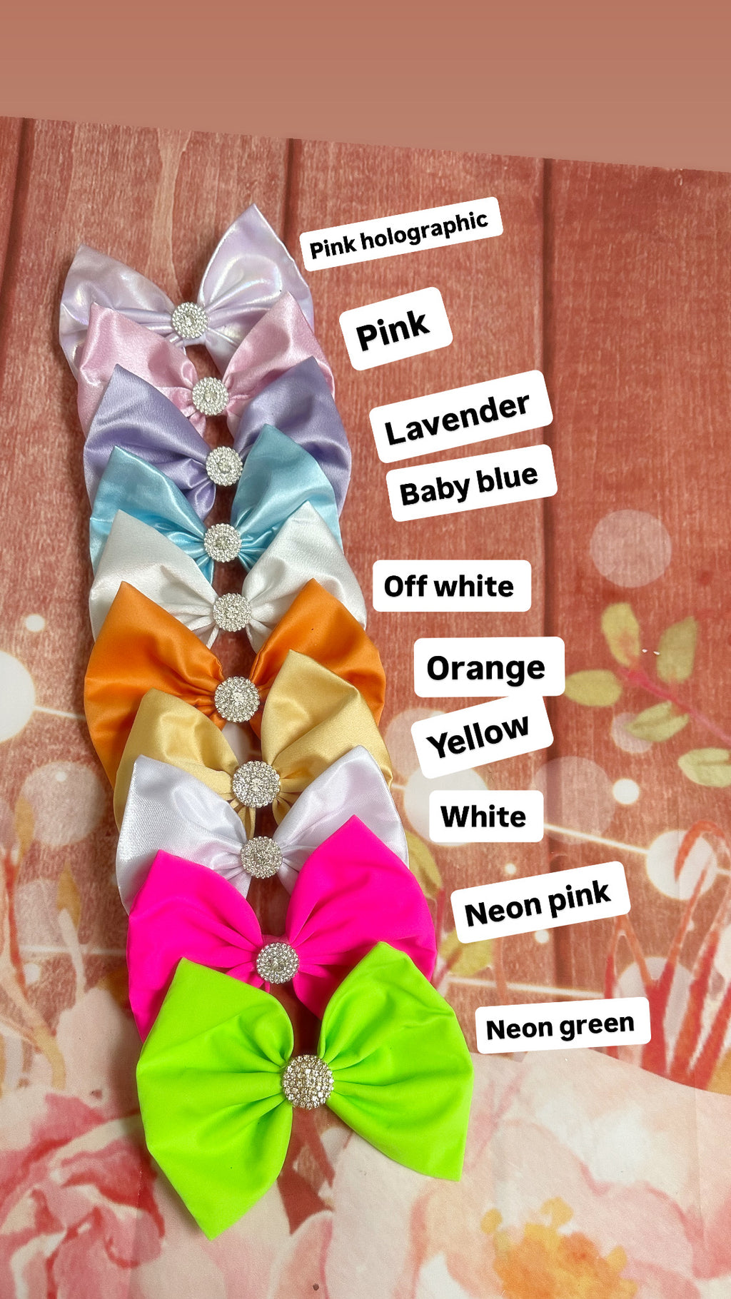 5 inch Solid color hair bow