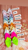 5 inch Solid color hair bow