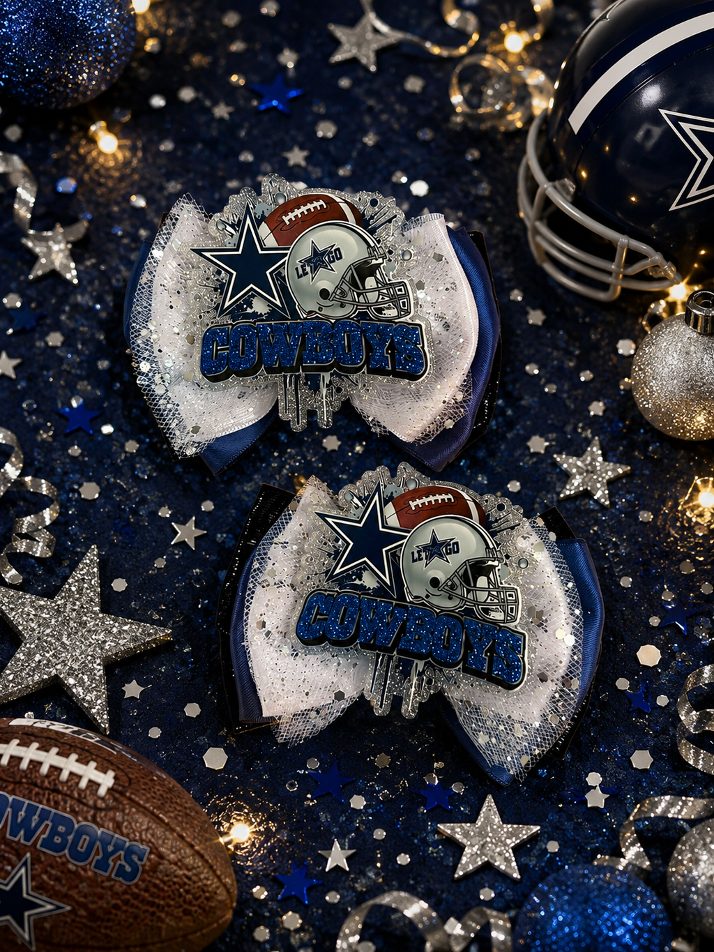 XL piggy bow cowboys football