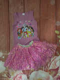 4y princess skirt set