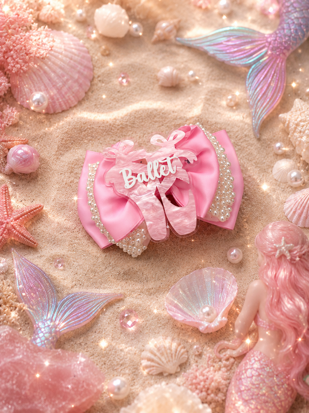 4 inch ballet hair clip