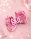 First birthday Piggy size hair clip