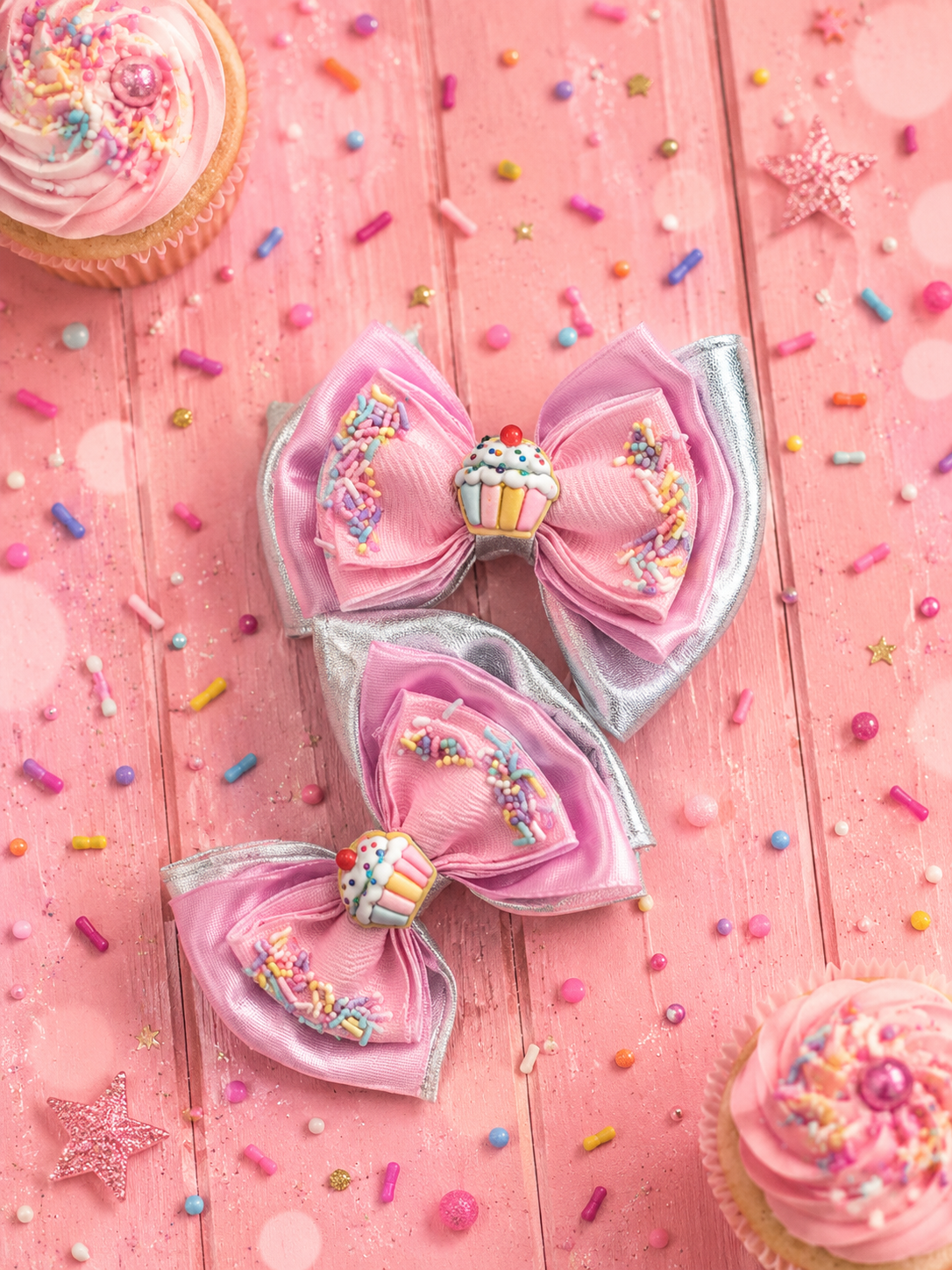 Birthday cupcake piggy set