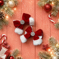 SINGLE Santa piggy clip