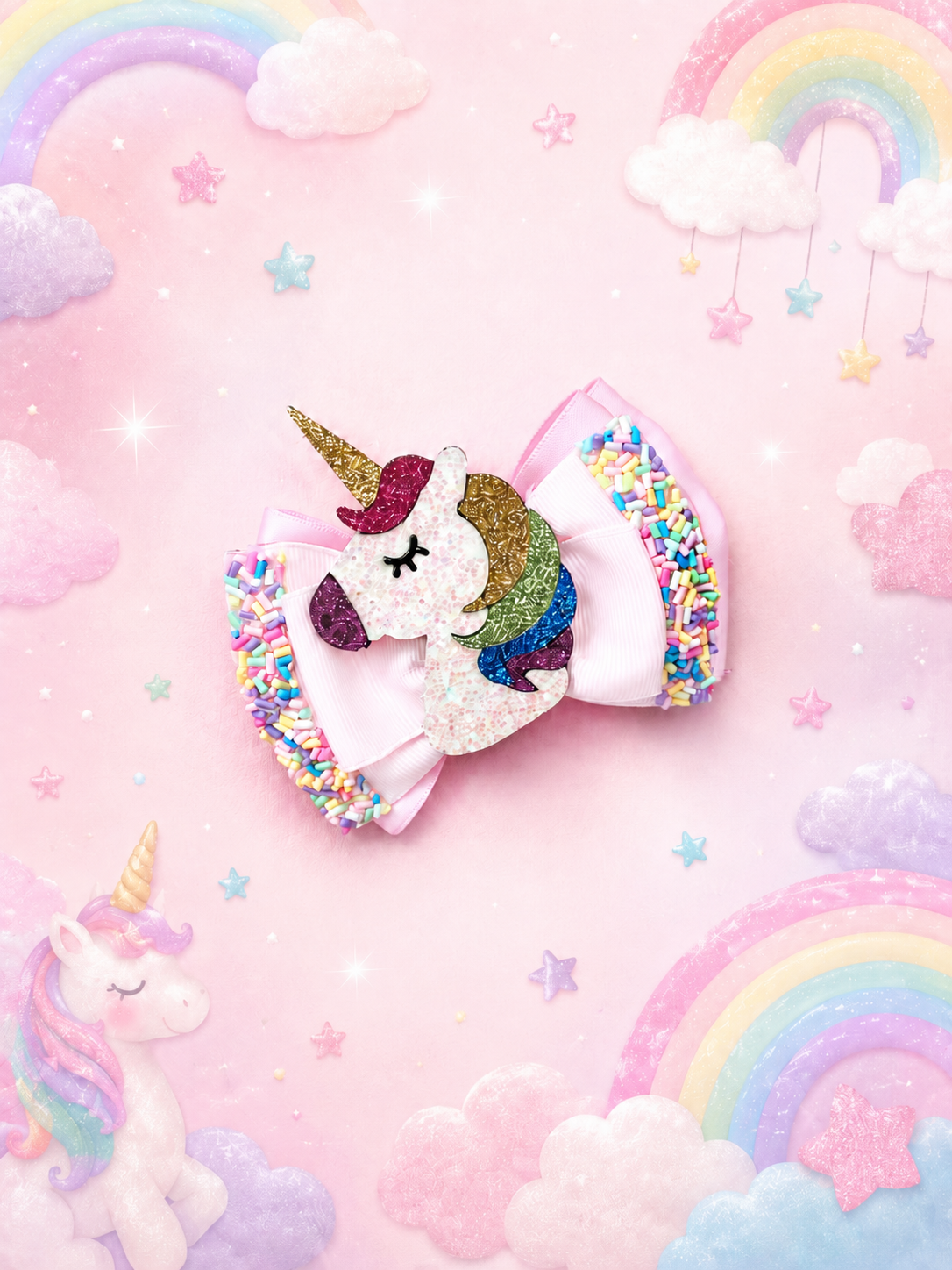 Unicorn piggy clip