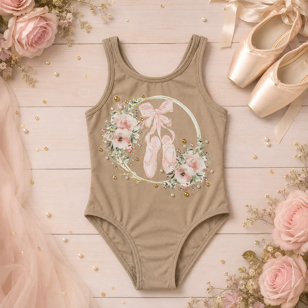 2/4 ballet leotard