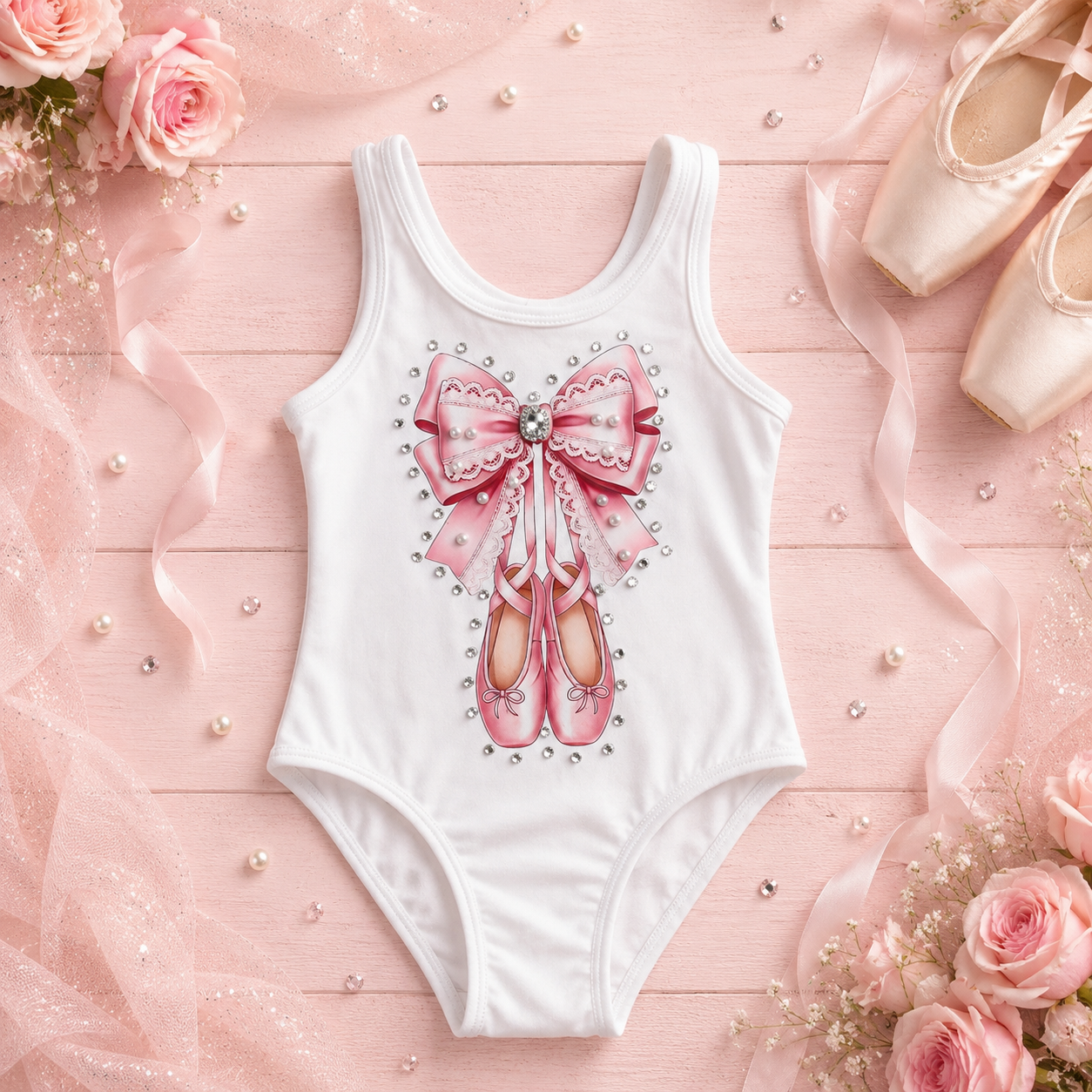 2/4 ballet leotard