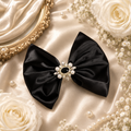 Black liquid satin 5 inch clip