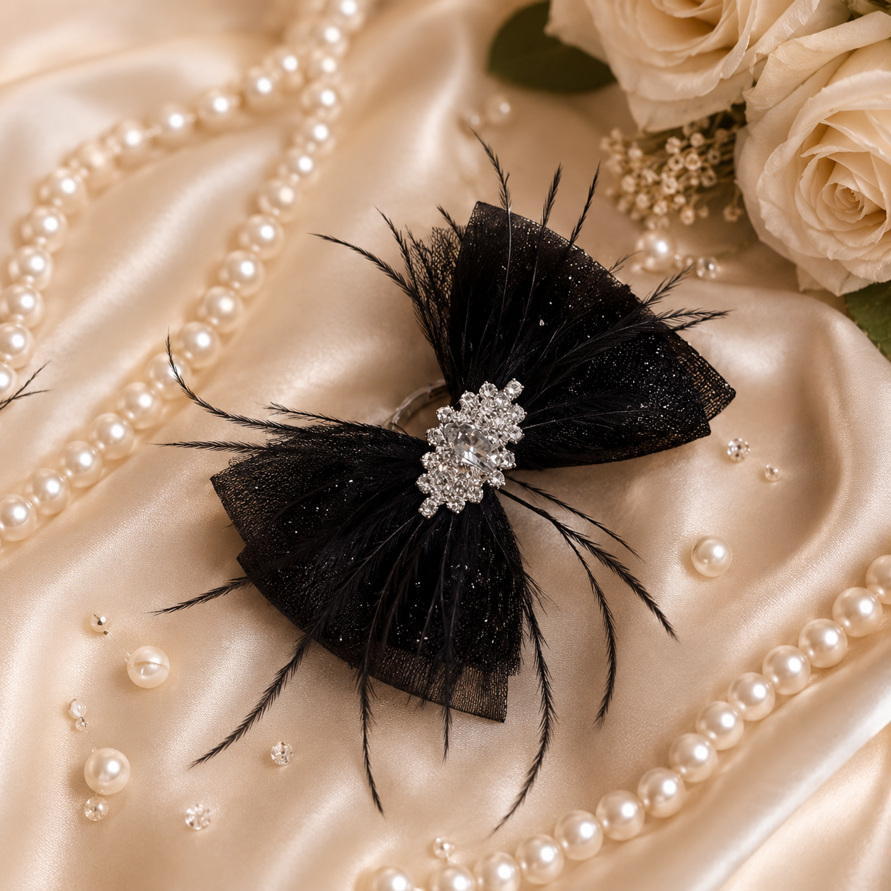 Piggy size tulle clip