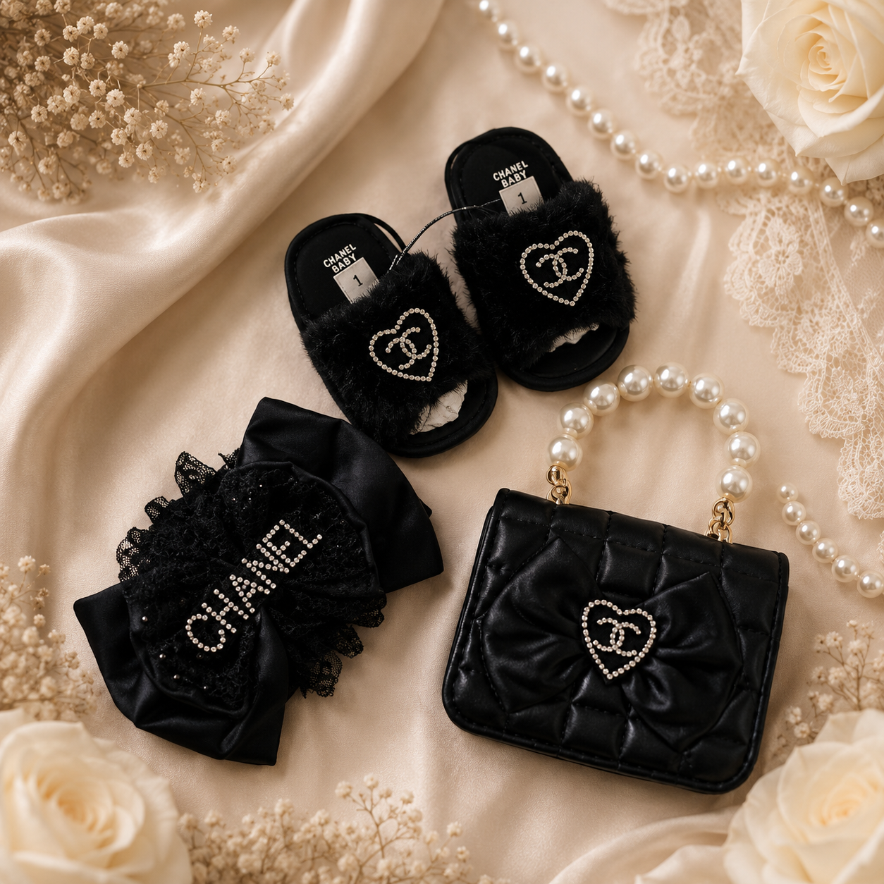 Size 1 shoe headband purse gift set