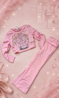 6y dance legging and crop top set