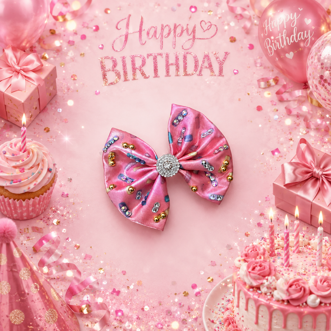 Happy birthday 4 inch clip