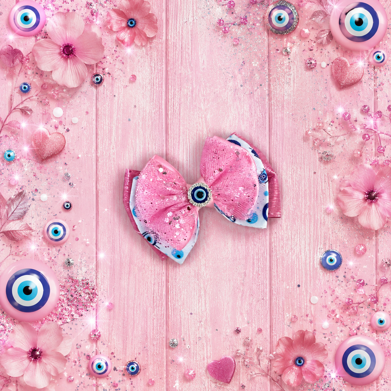 Evil eye piggy clip