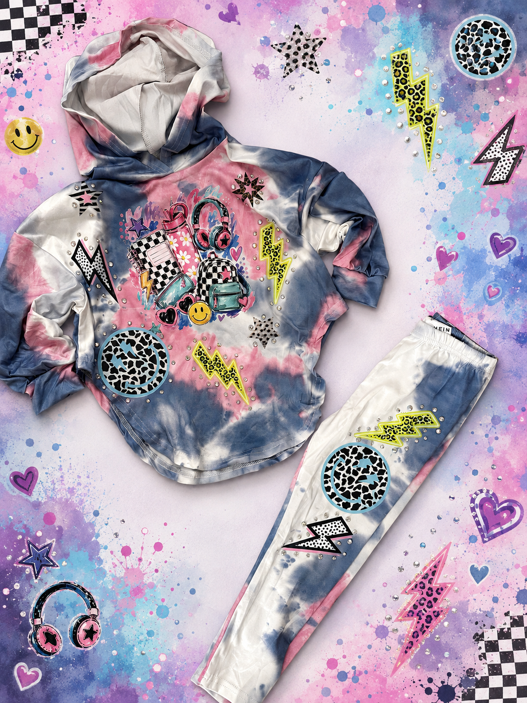 4y hoodie legging set