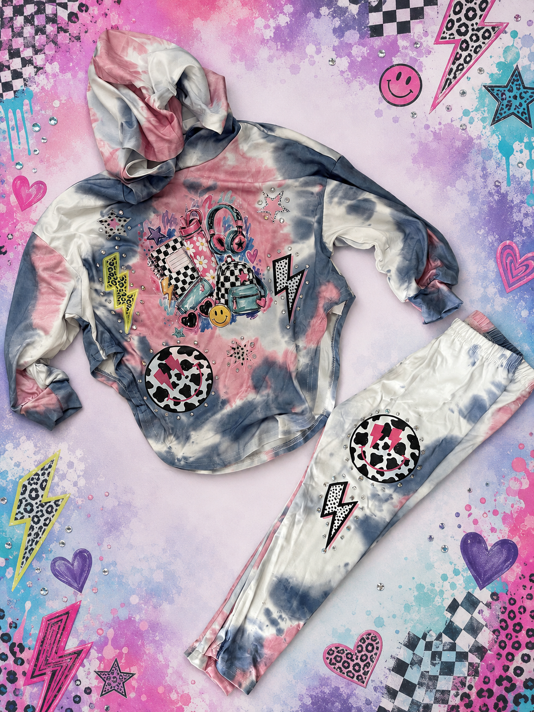 5y hoodie legging set