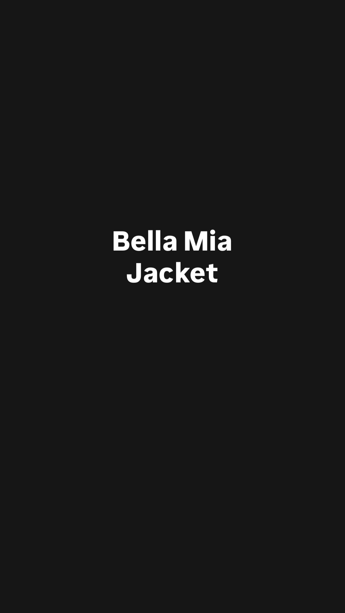 Custom for Bella Mia
