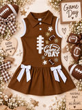 3/4 game day football dress