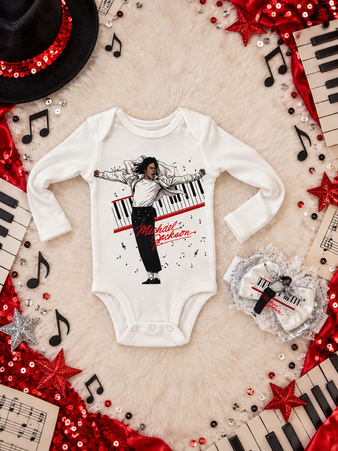 Michael Jackson  baby onesie