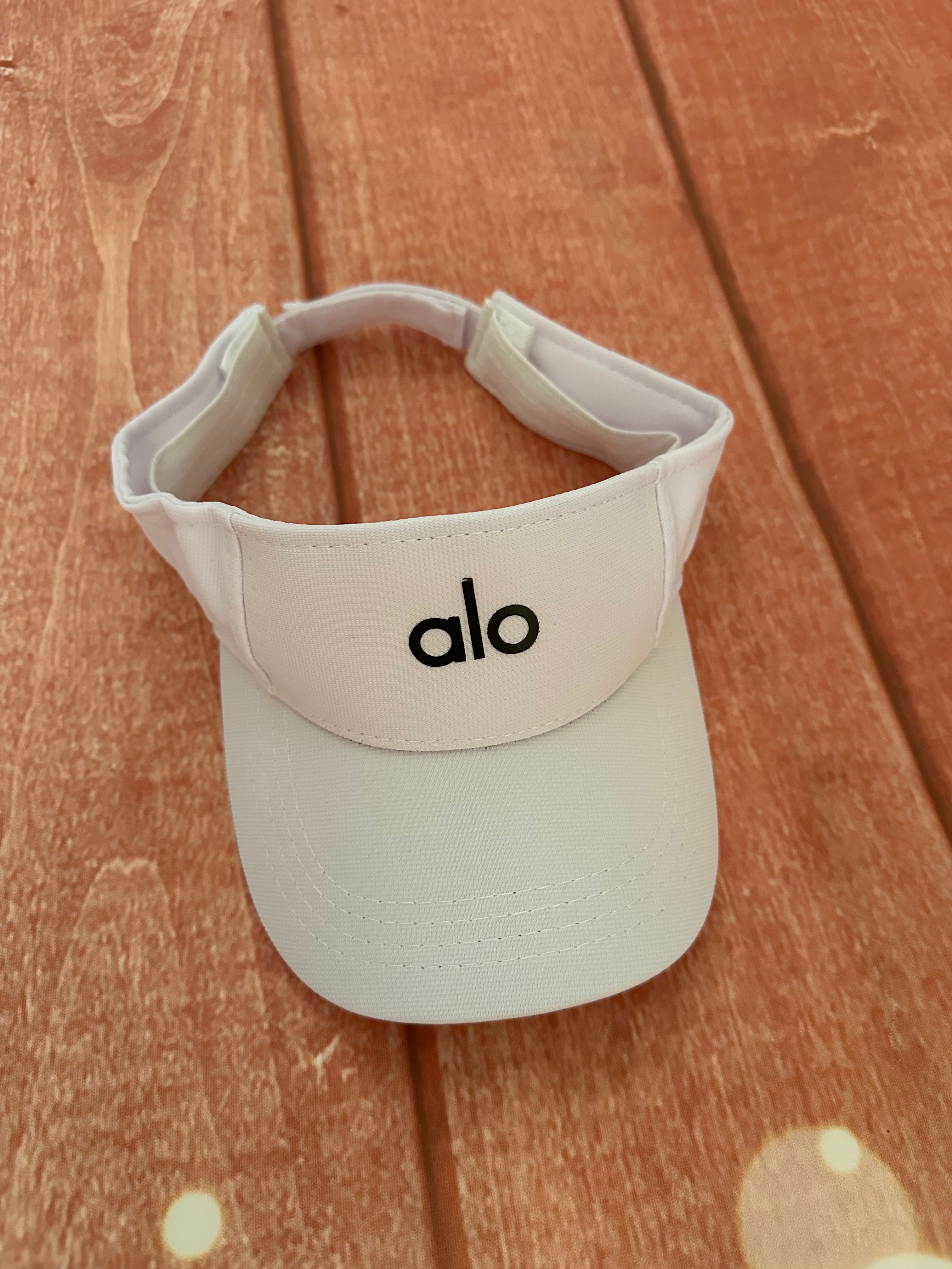 3/8y alo Velcro visor hat