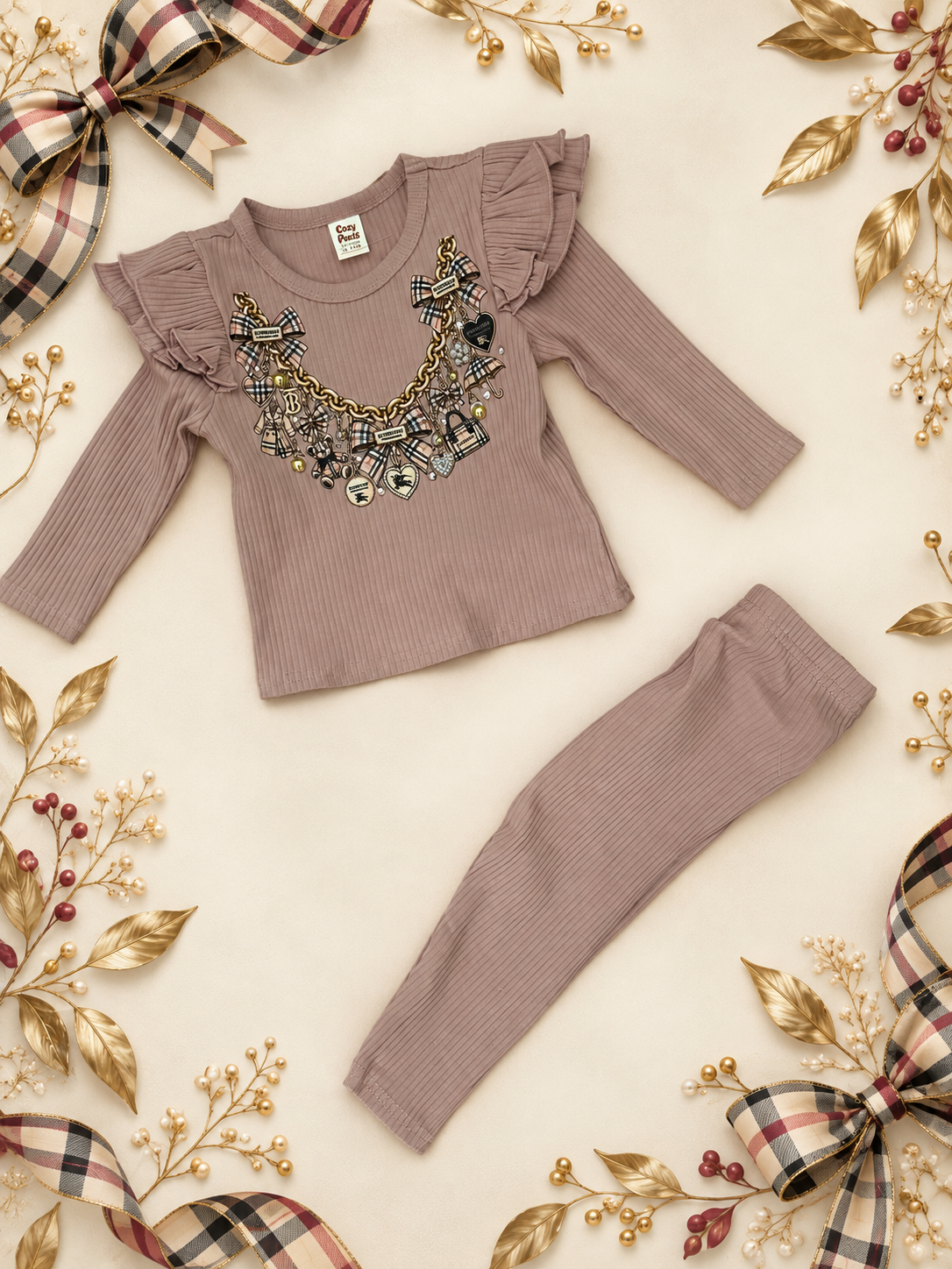 9/12 necklace illusion  lounge set