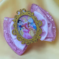 Xl piggy princess hair clip