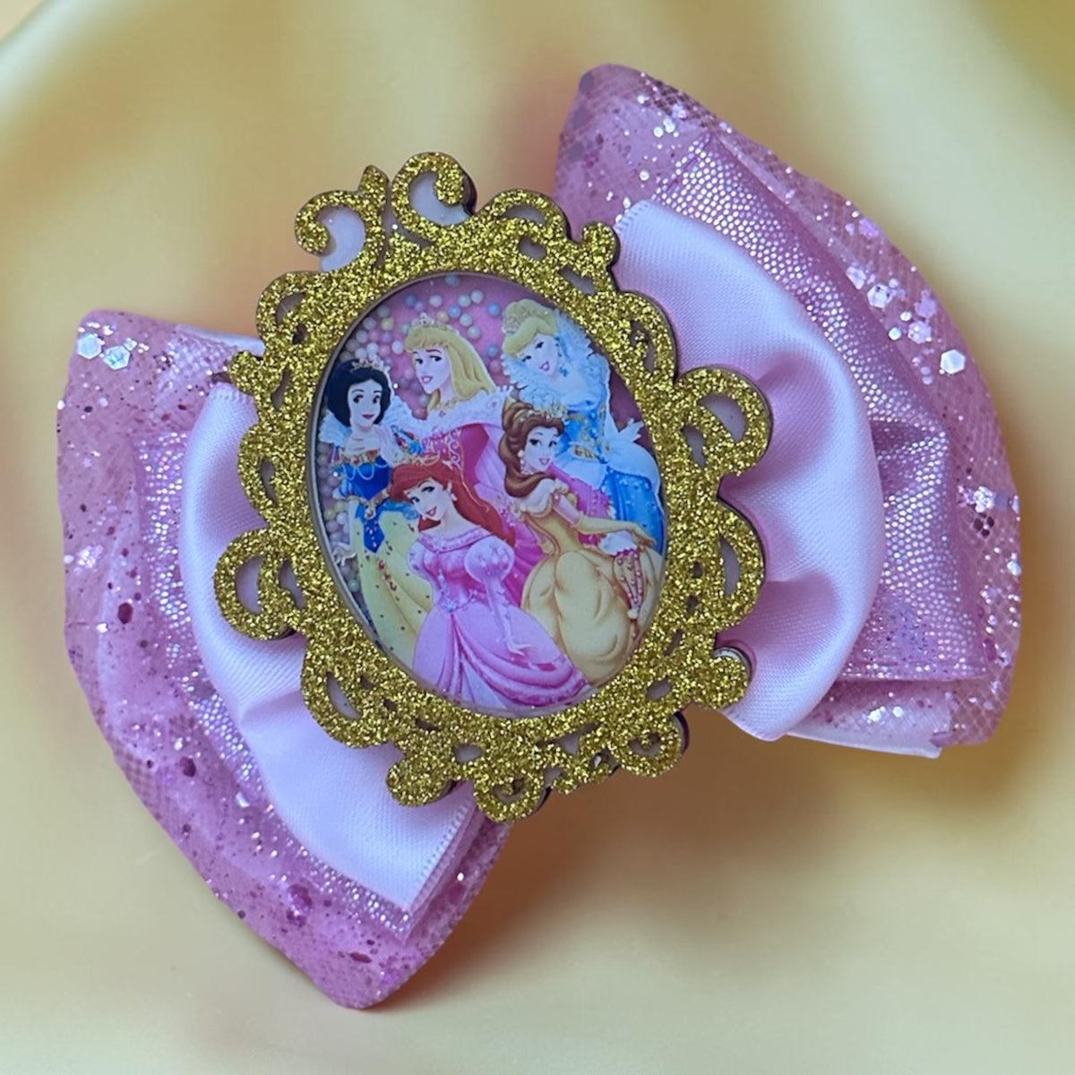 Xl piggy princess hair clip