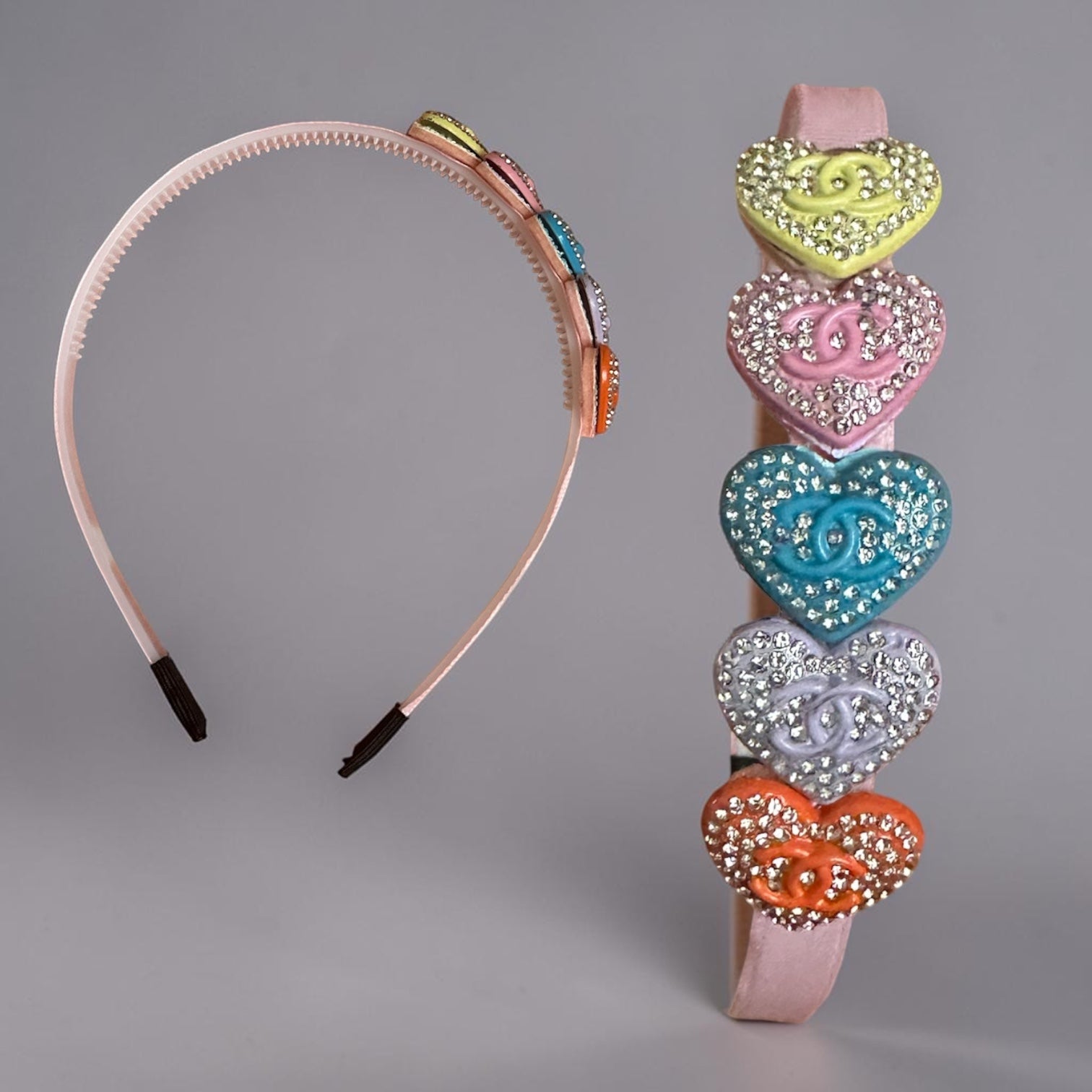 Thin hard headband