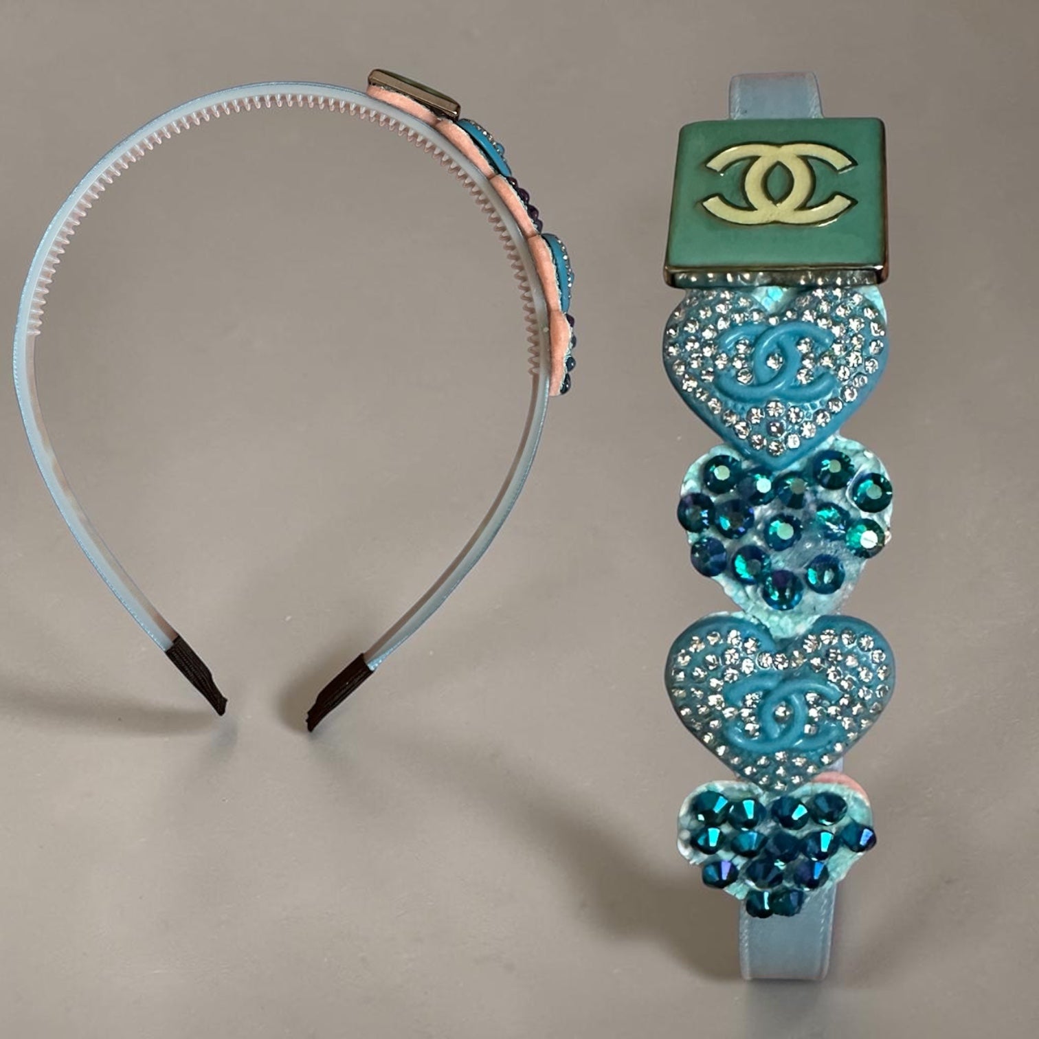 Thin hard headband