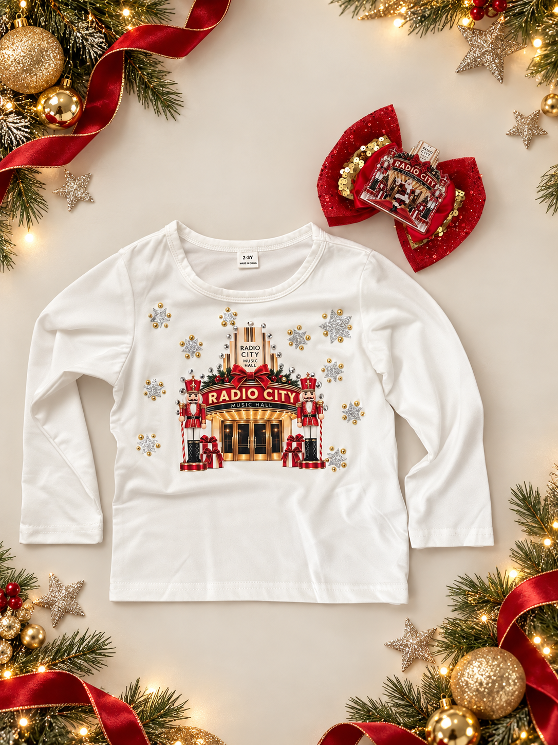 Radio city music hall long sleeve t shirt
