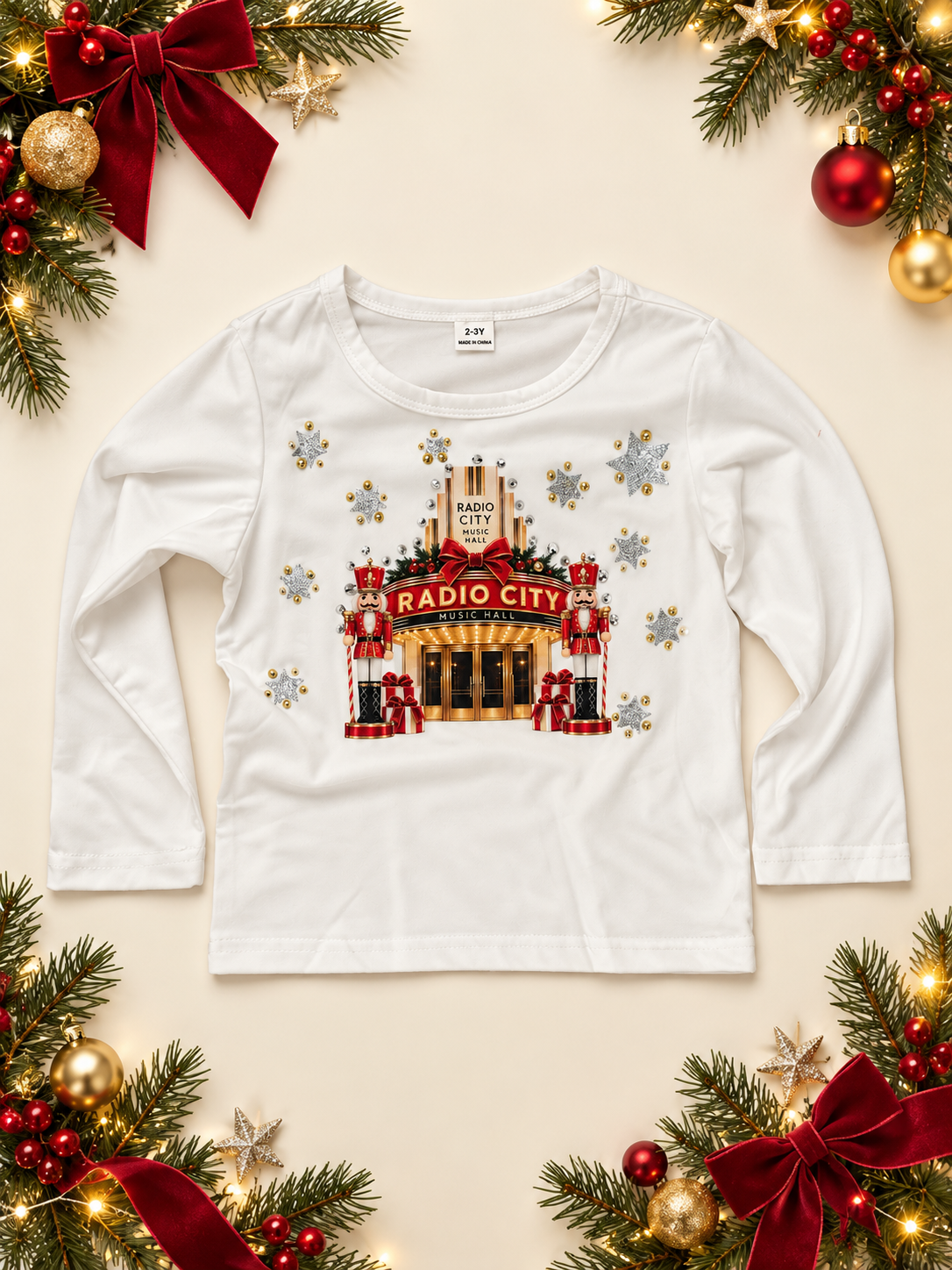 Radio city music hall long sleeve t shirt