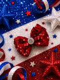 Sequin piggy clip