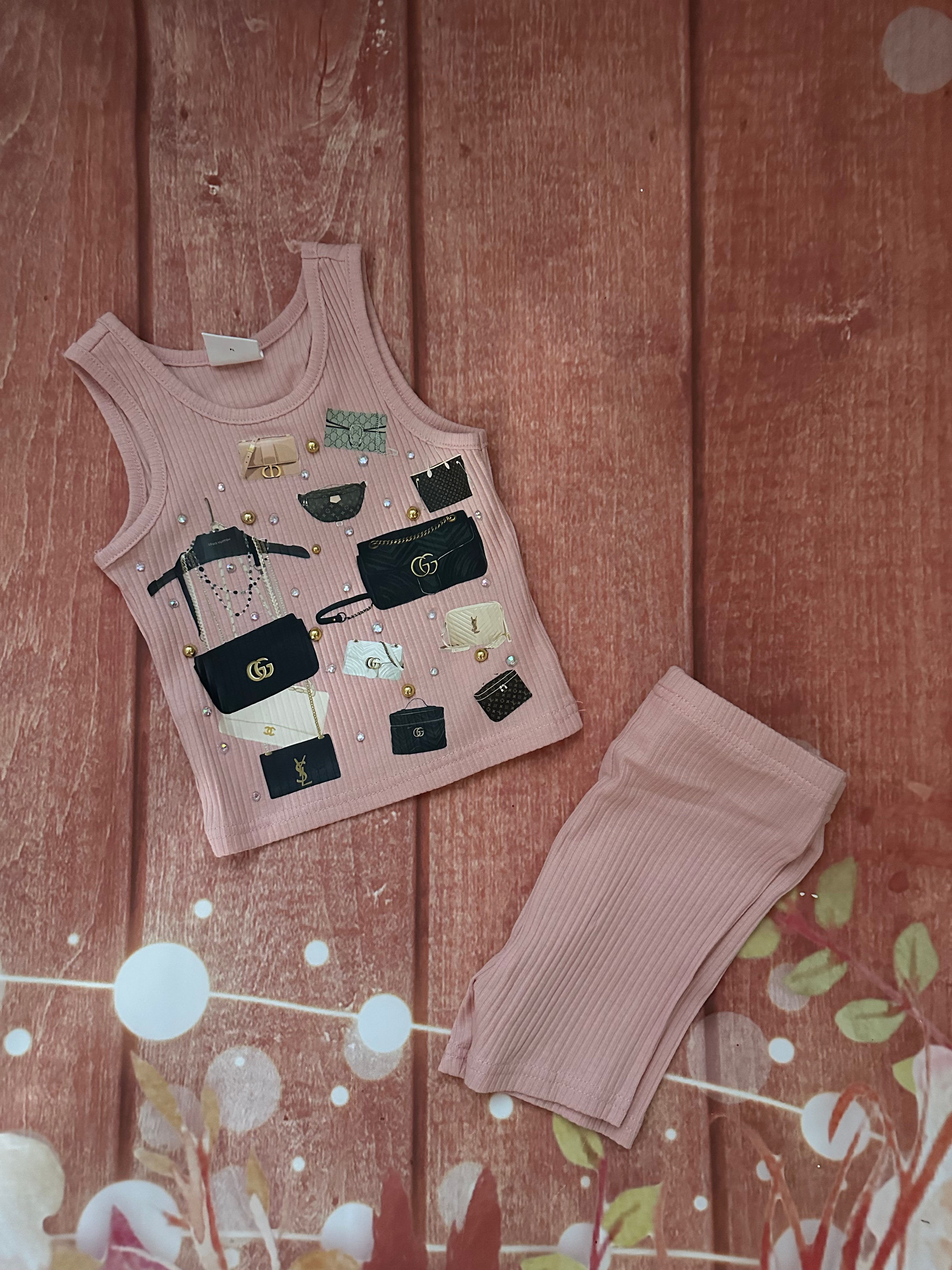 18/24 shorts set