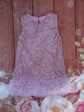 7/8y pink sequin light weight party dress