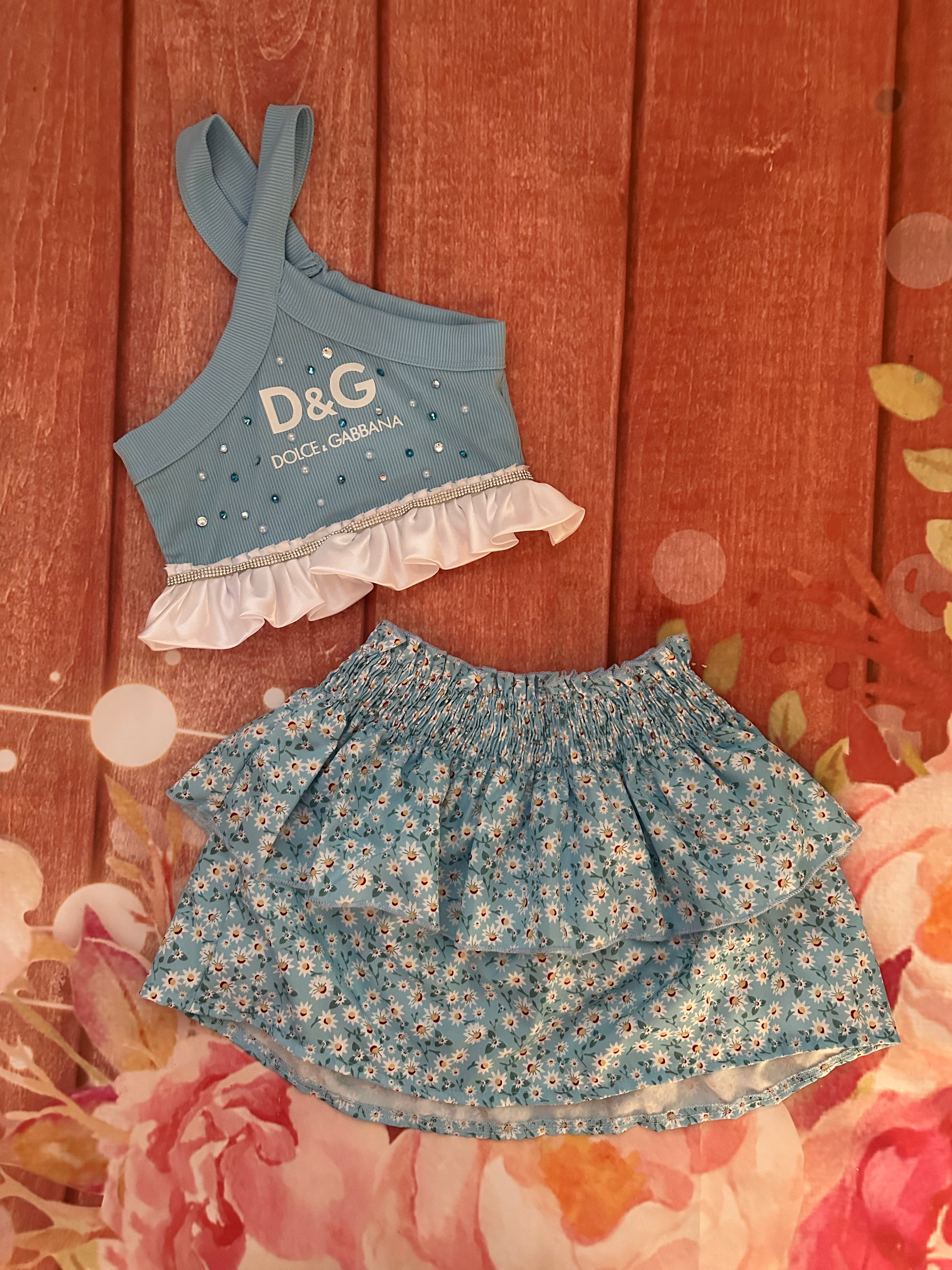 5y inspired skirt set