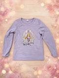 7y tangled Repunzle fleece shirt