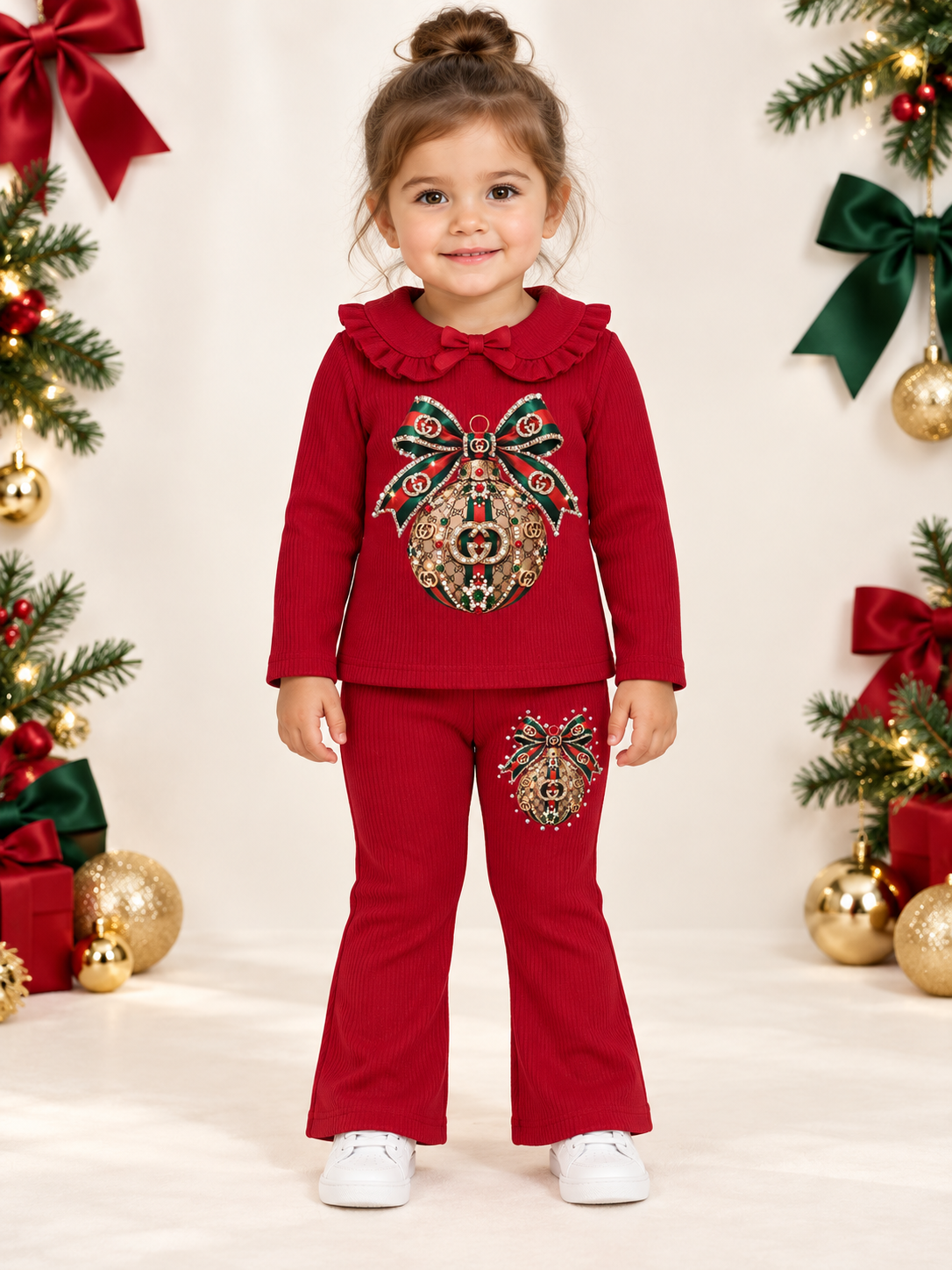 5y Christmas ornament lounge set