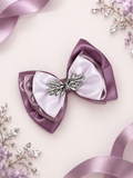 5 inch plum purple hair clip