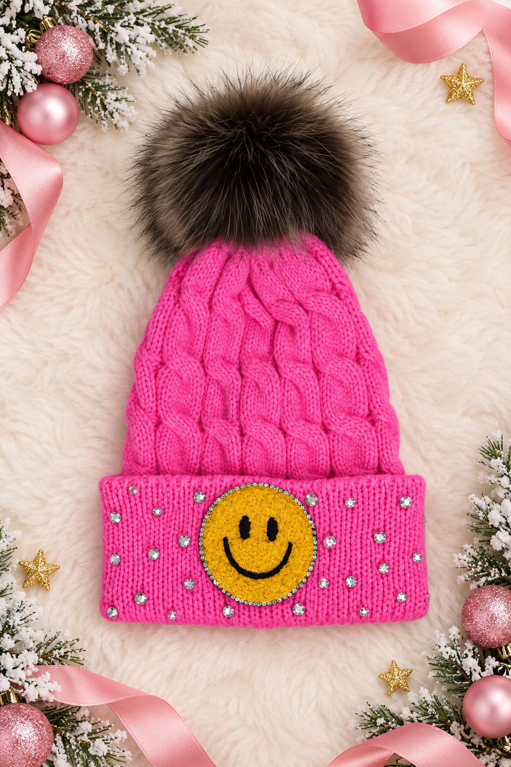 1-4y Happy face hat