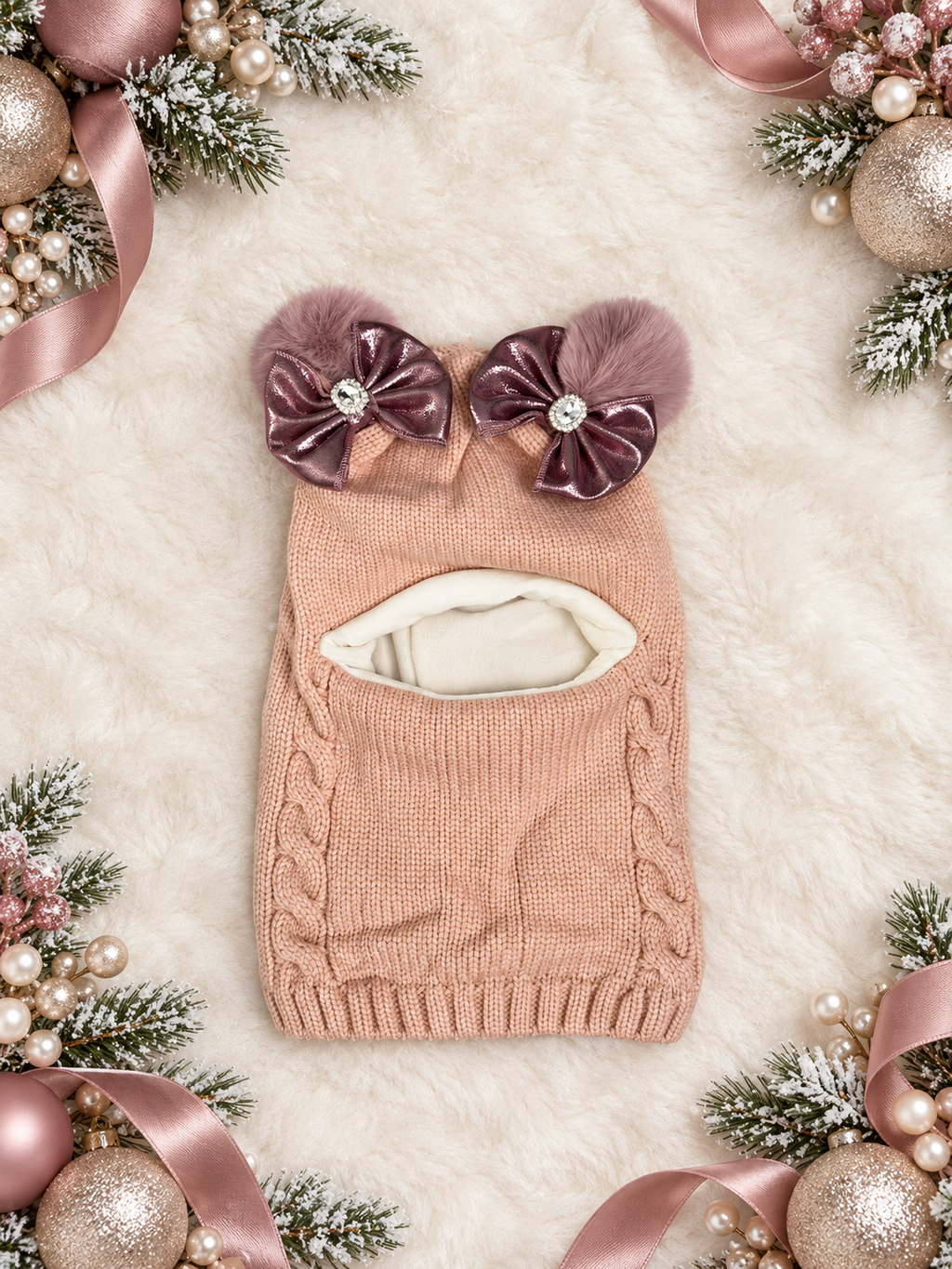 1-3 built in scarf winter hat