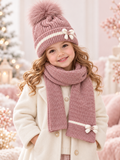 3-8y scarf and hat set