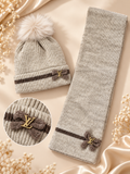 3-8y scarf and hat set