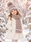 3-8y scarf and hat set