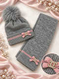 3-8y scarf and hat set