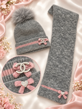 3-8y scarf and hat set