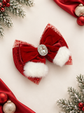 5 inch Santa hair clip