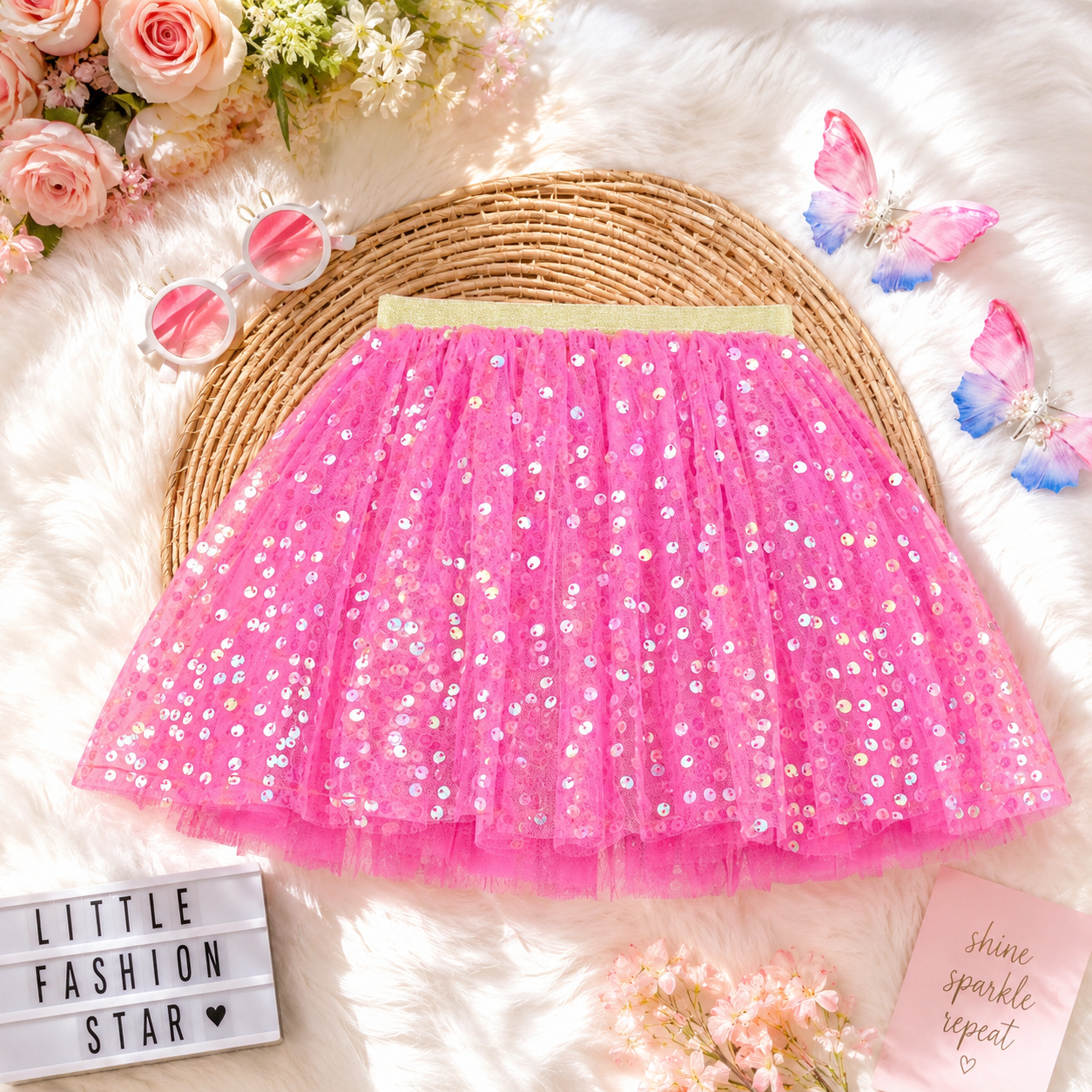 5y sequin tutu skirt
