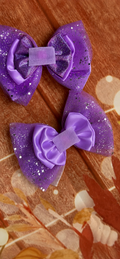 Velcro lavender base bow